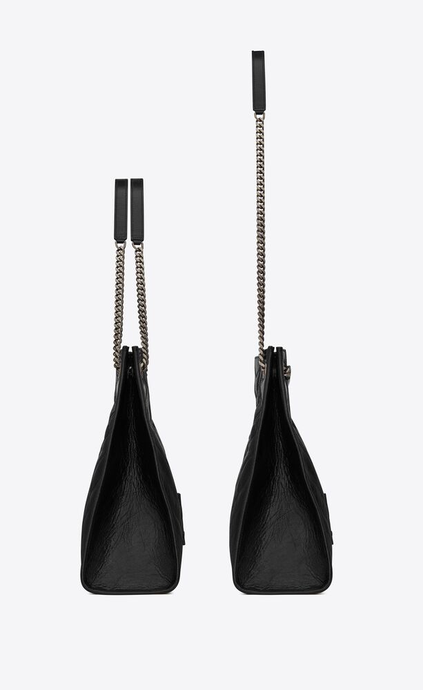 NIKI LARGE SHOPPING IN CRINKLED VINTAGE LEATHER