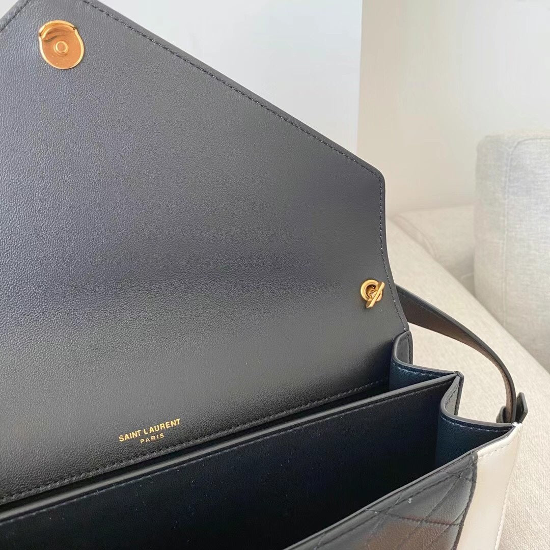 YSL Gaby Satchel Bag in Quilted Lambskin