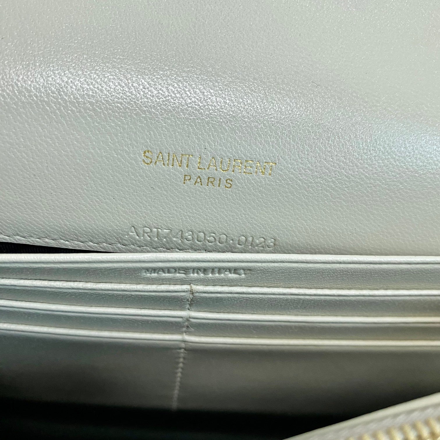 YSL Cassandre Envelope Chain Wallet In Smooth Leather