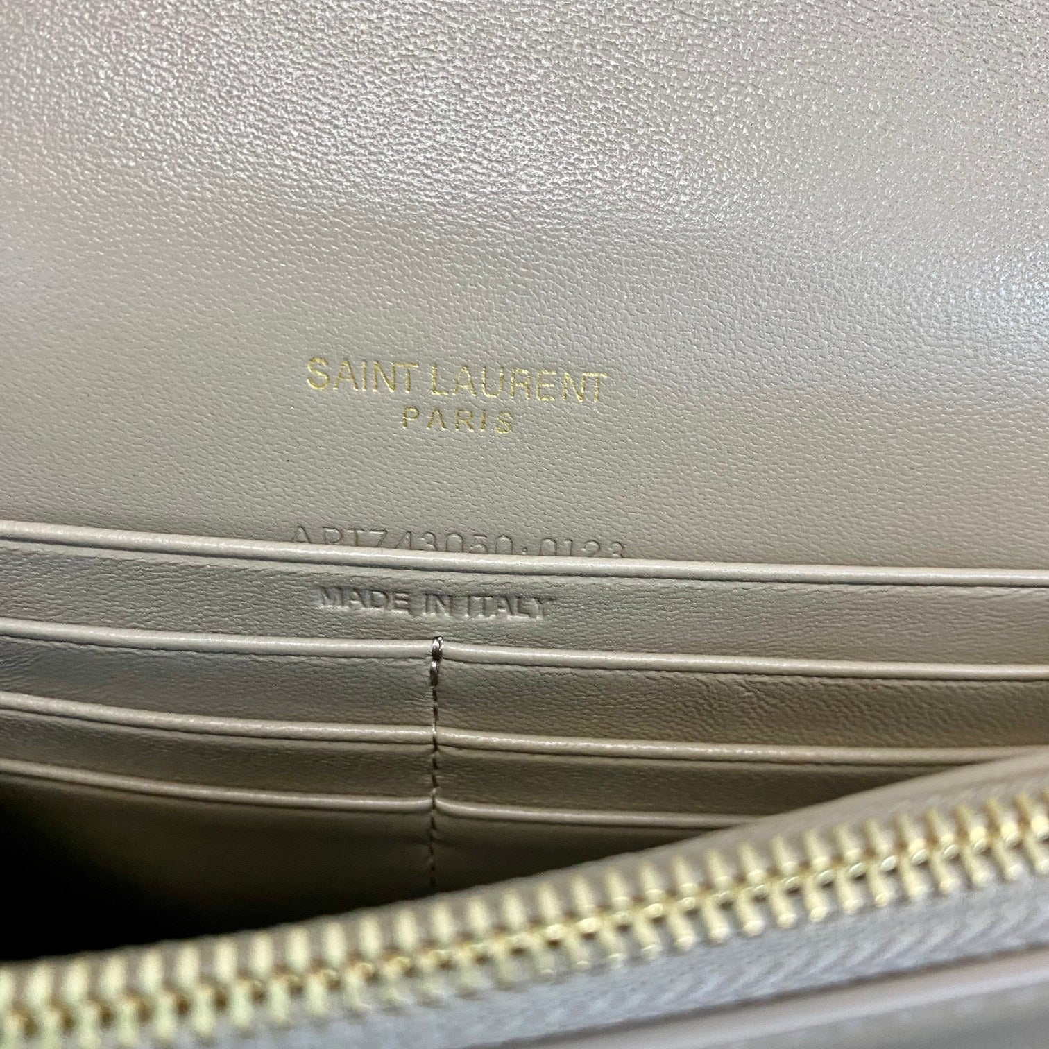 YSL Cassandre Envelope Chain Wallet In Smooth Leather