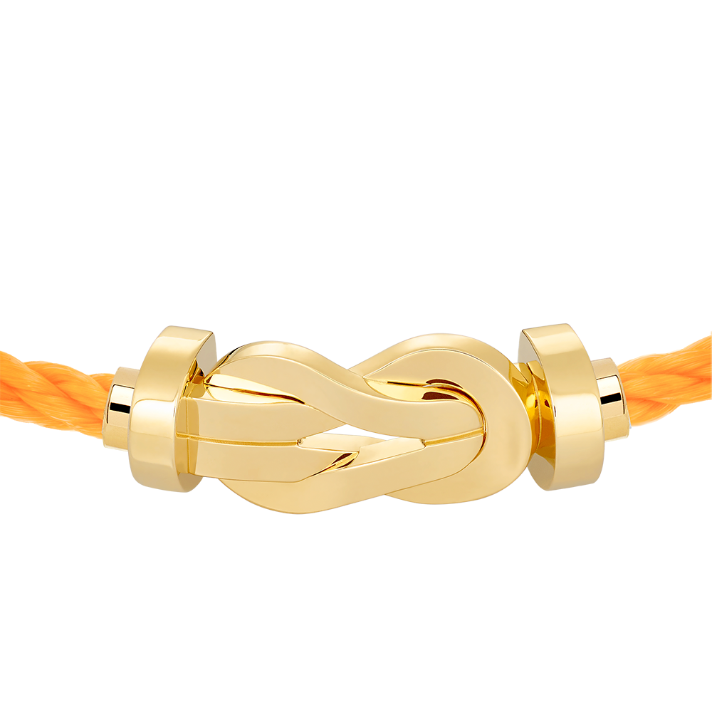 FRED CHANCE INFINIE BRACELET Stainless steel and gold plating YELLOW GOLD LARGE MODEL