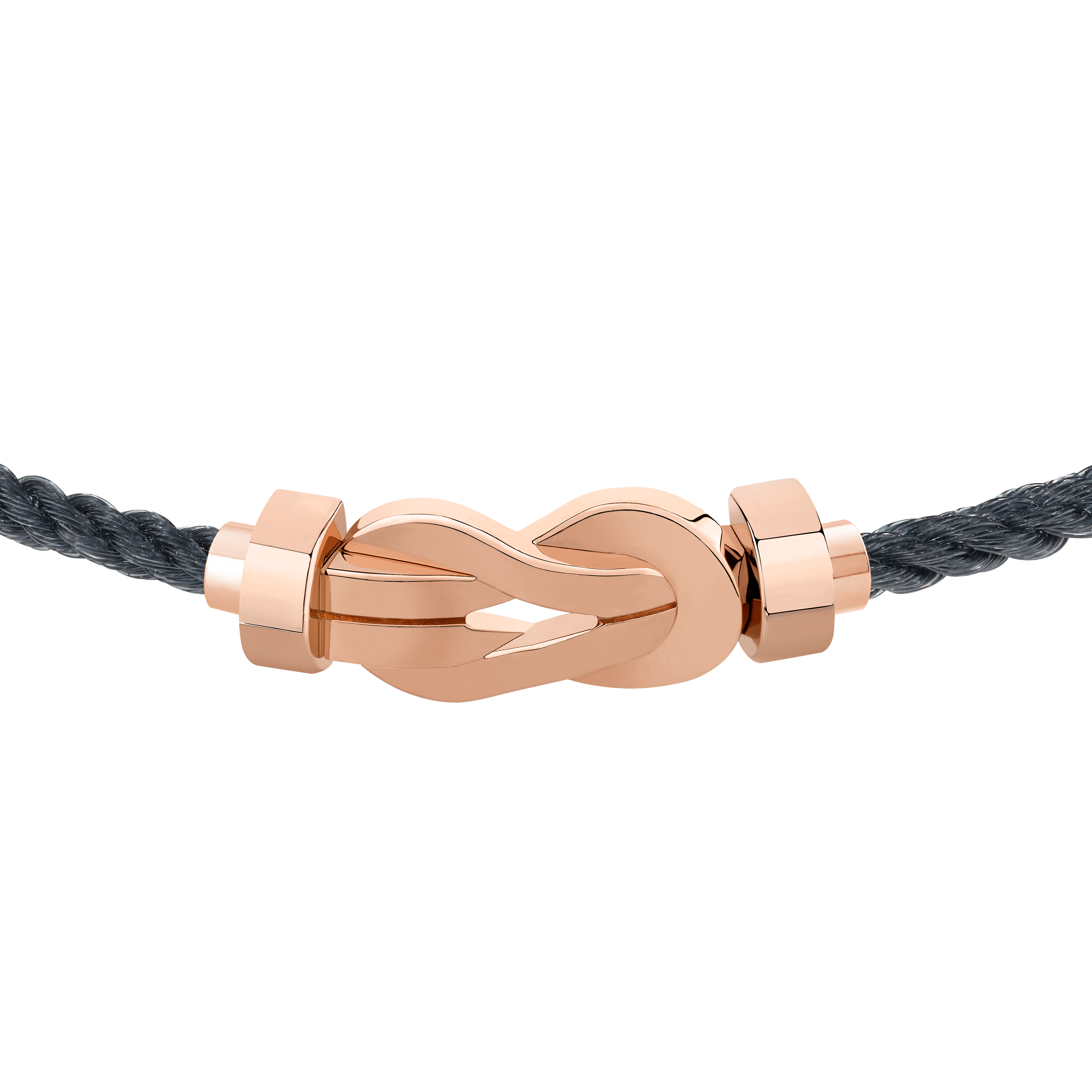 FRED CHANCE INFINIE BRACELET Stainless steel and gold plating PINK GOLD MEDIUM MODEL