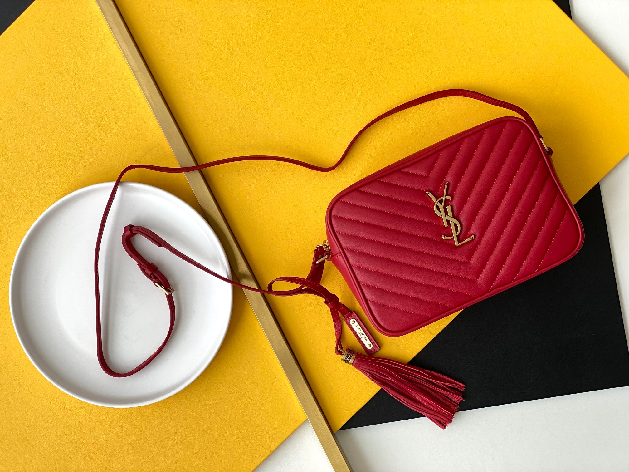 YSL Lou Camera Bag In Quilted Leather