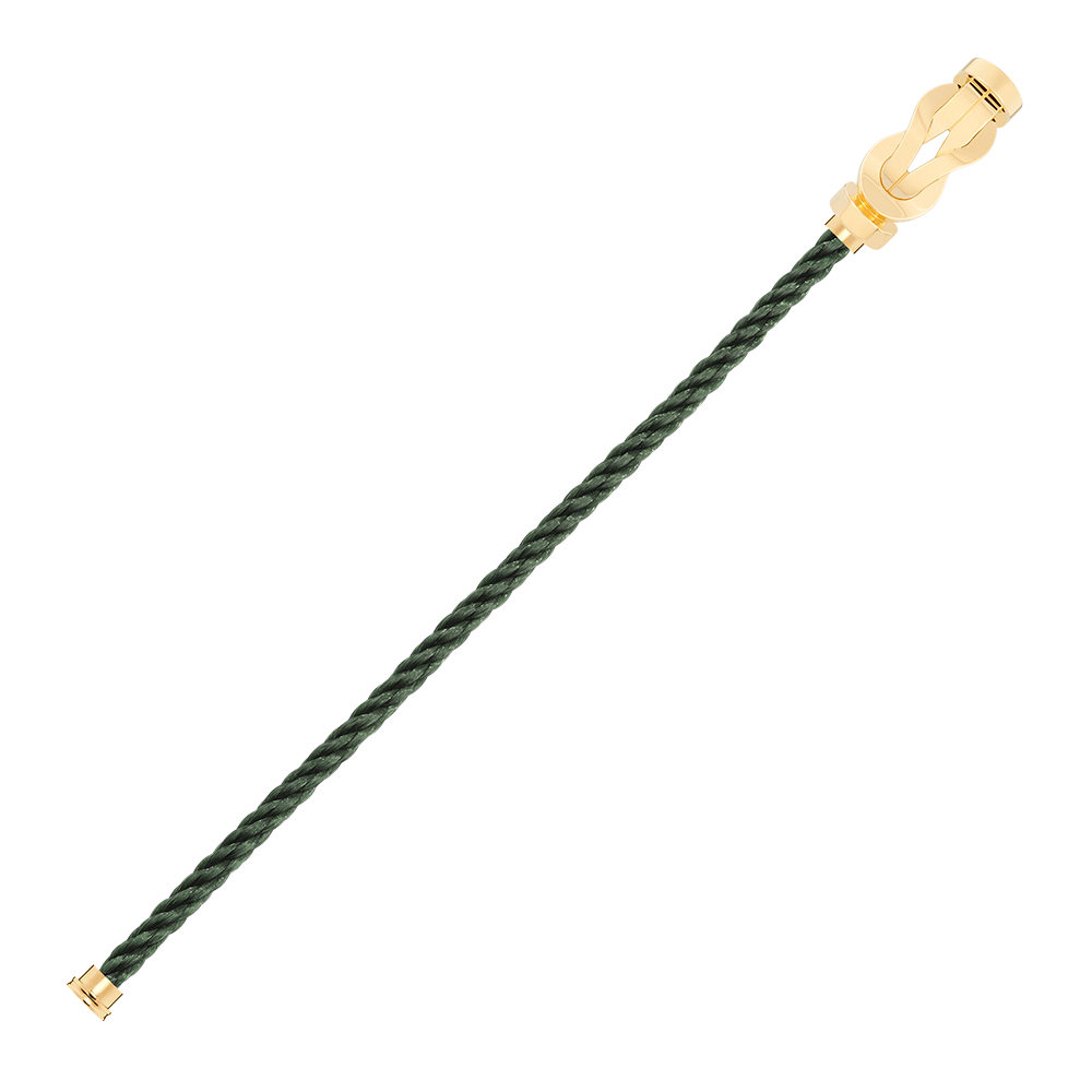 FRED CHANCE INFINIE BRACELET Stainless steel and gold plating YELLOW GOLD LARGE MODEL