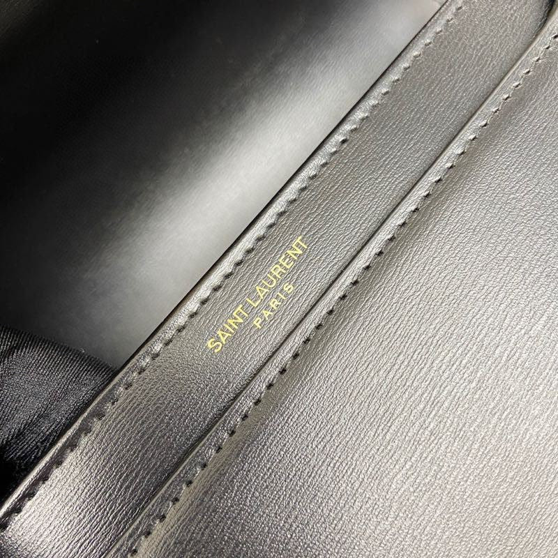 YSL Solferino Medium Satchel In Box Leather