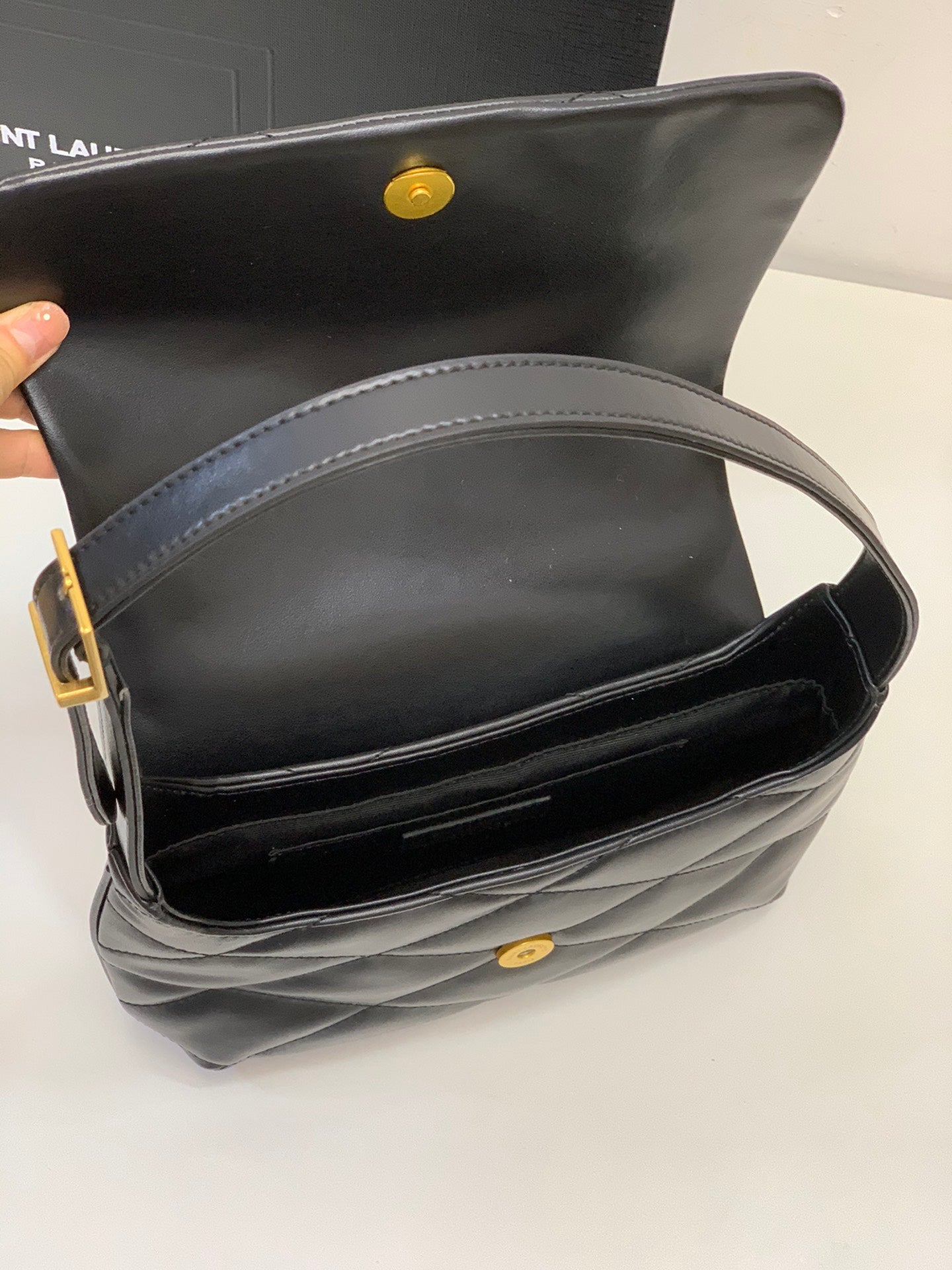 YSL LE 57 HOBO BAG IN QUILTED LAMBSKIN