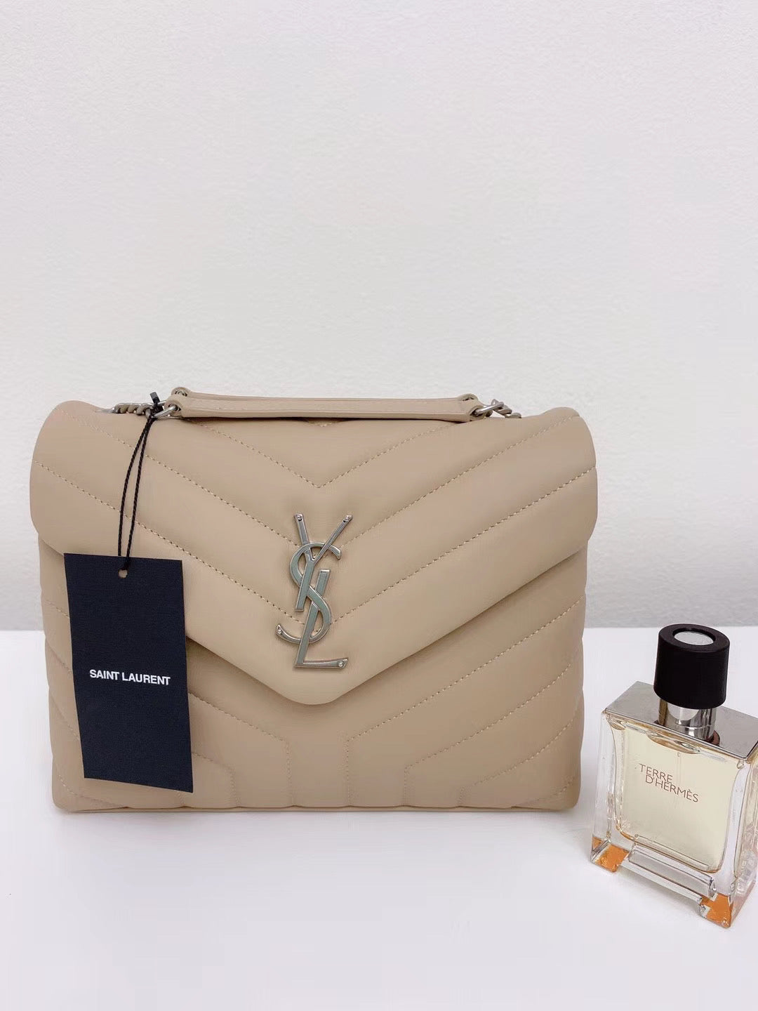 YSL Loulou  Small In Quilted “Y�?Leather Bag