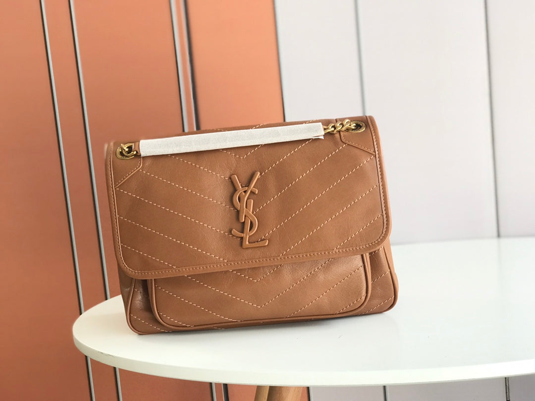 YSL Niki Medium Vintage Leather Bag