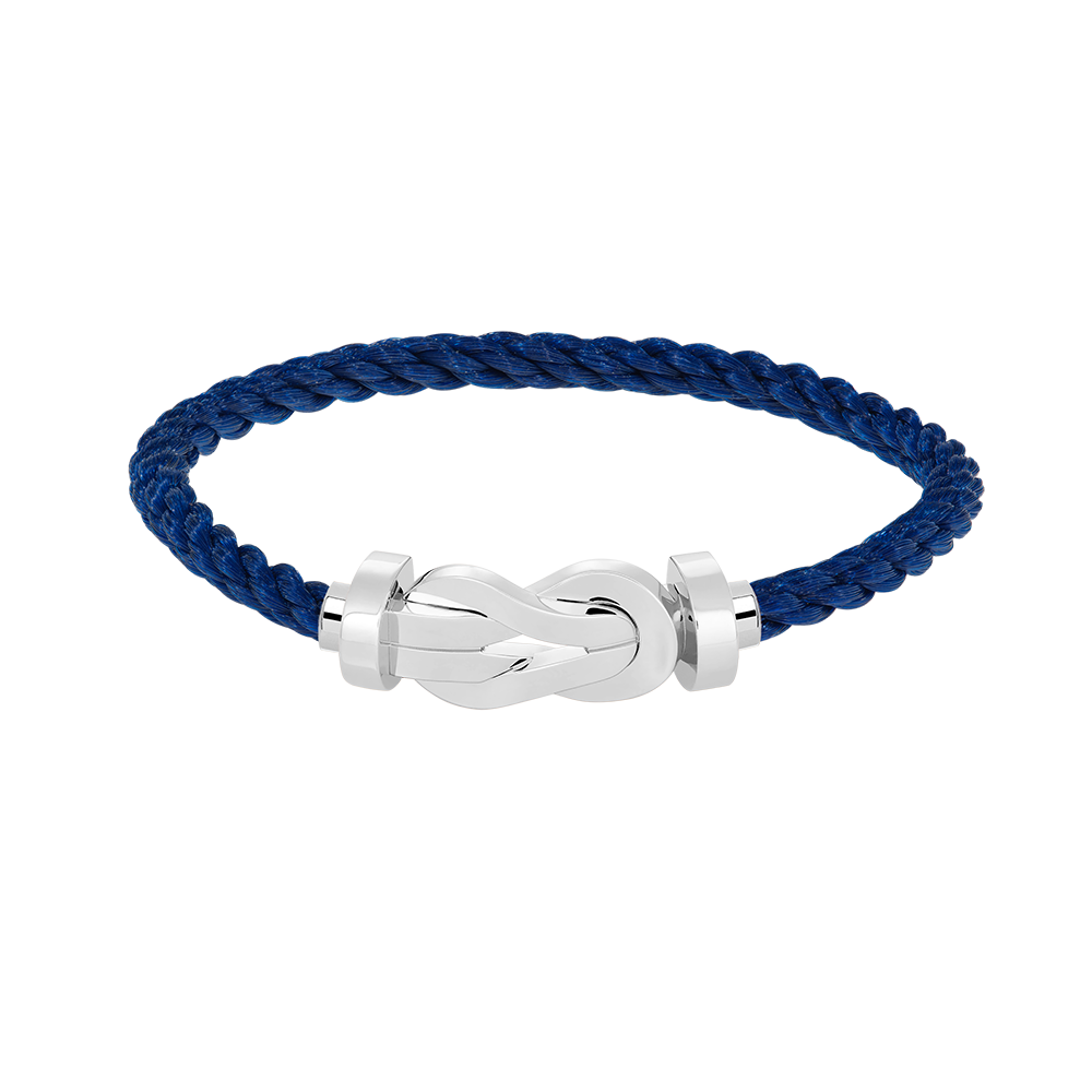 FRED CHANCE INFINIE BRACELET Stainless steel and gold plating WHITE GOLD LARGE MODEL