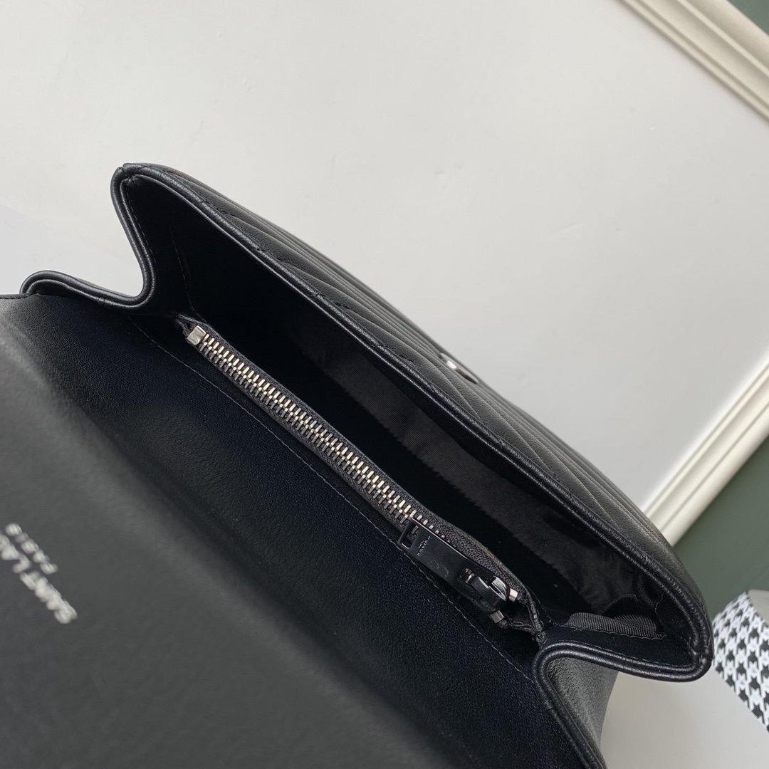 YSL College Medium Quilted Leather Bag