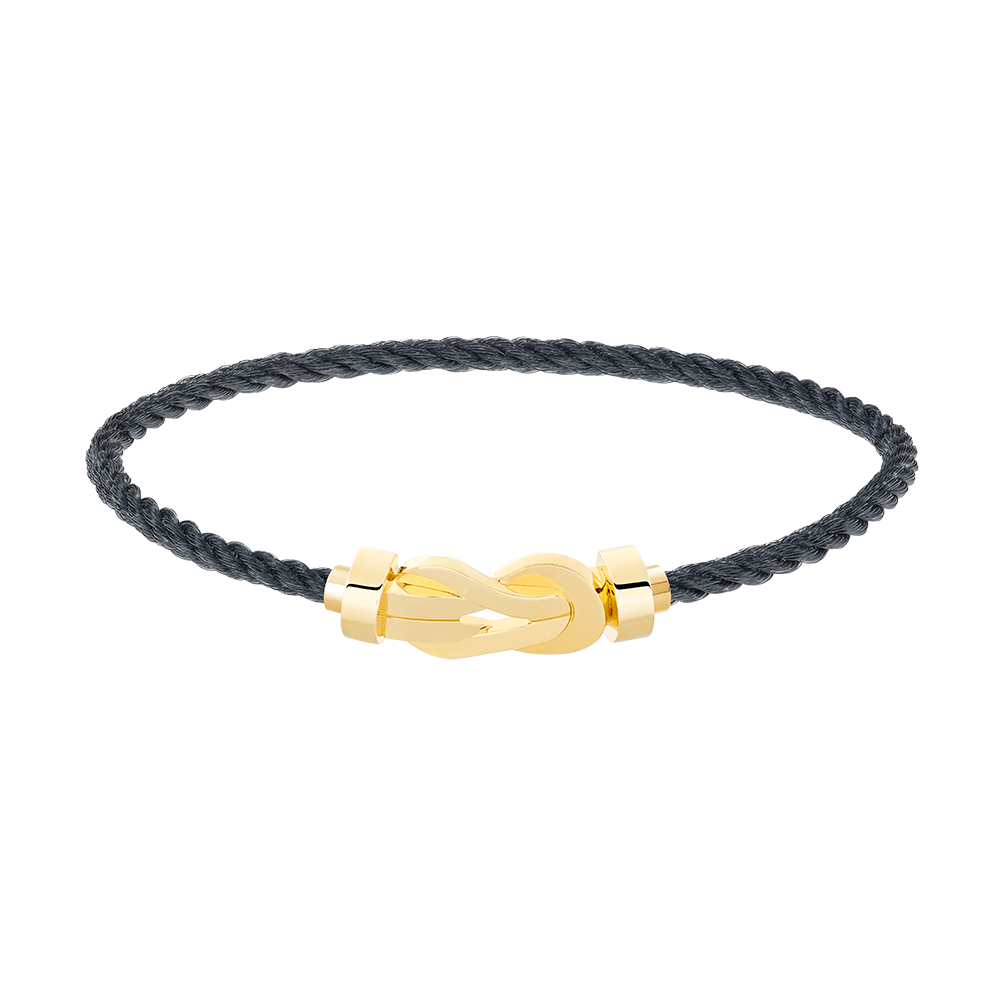 FRED CHANCE INFINIE BRACELET Stainless steel and gold plating YELLOW GOLD MEDIUM MODEL