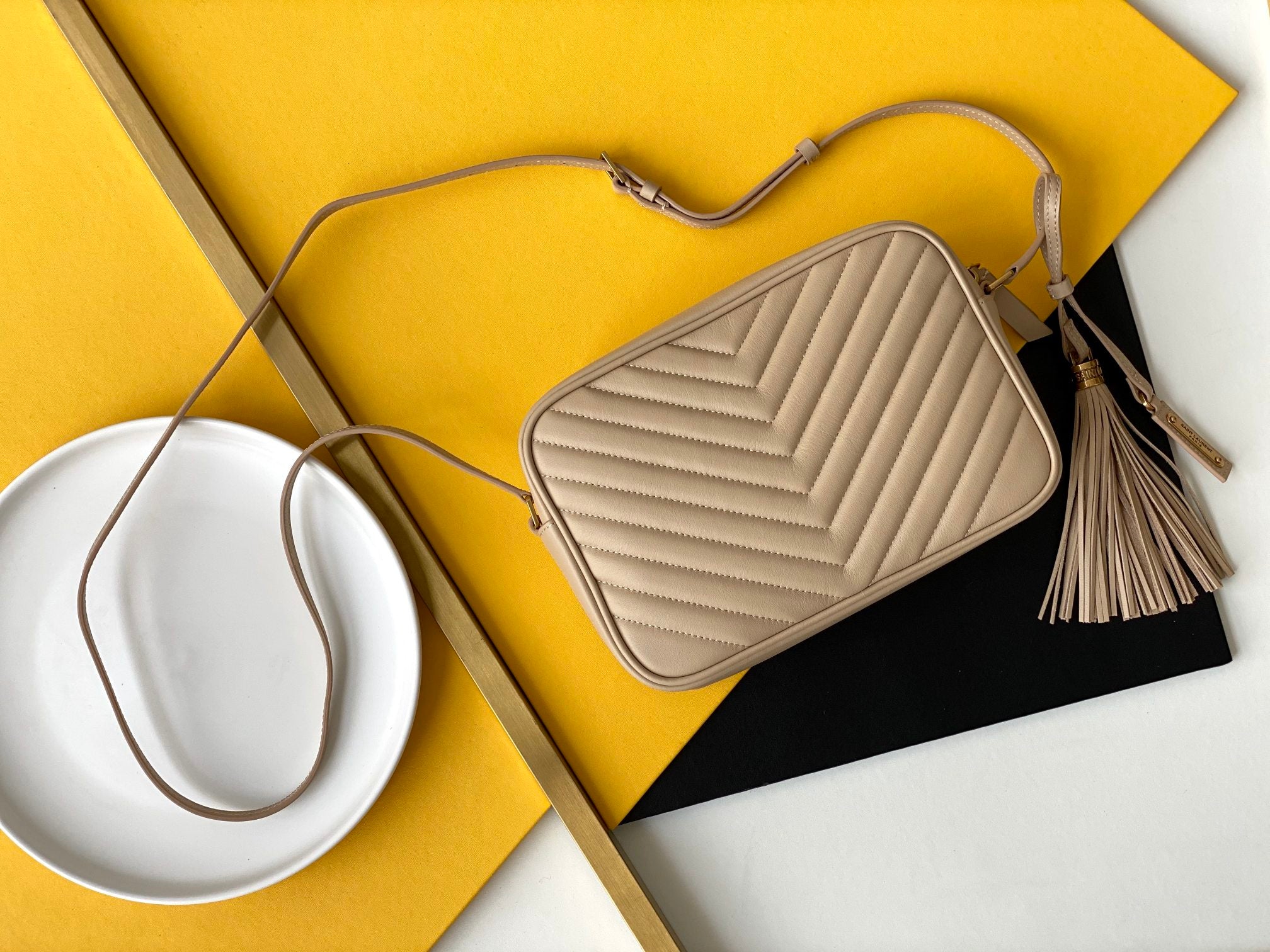 YSL Lou Camera Bag In Quilted Leather