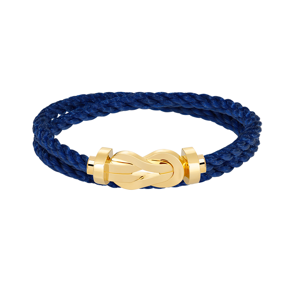 FRED CHANCE INFINIE BRACELET Stainless steel and gold plating YELLOW GOLD LARGE MODEL