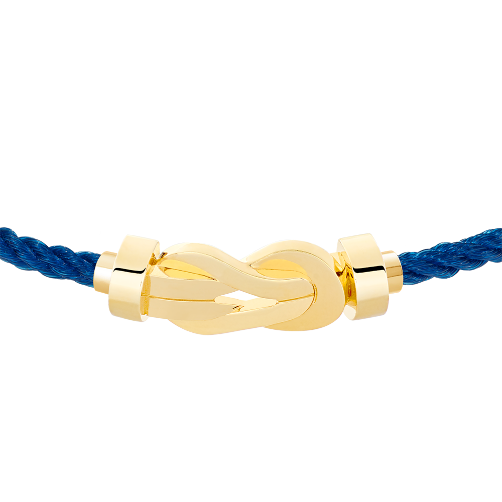 FRED CHANCE INFINIE BRACELET Stainless steel and gold plating YELLOW GOLD MEDIUM MODEL