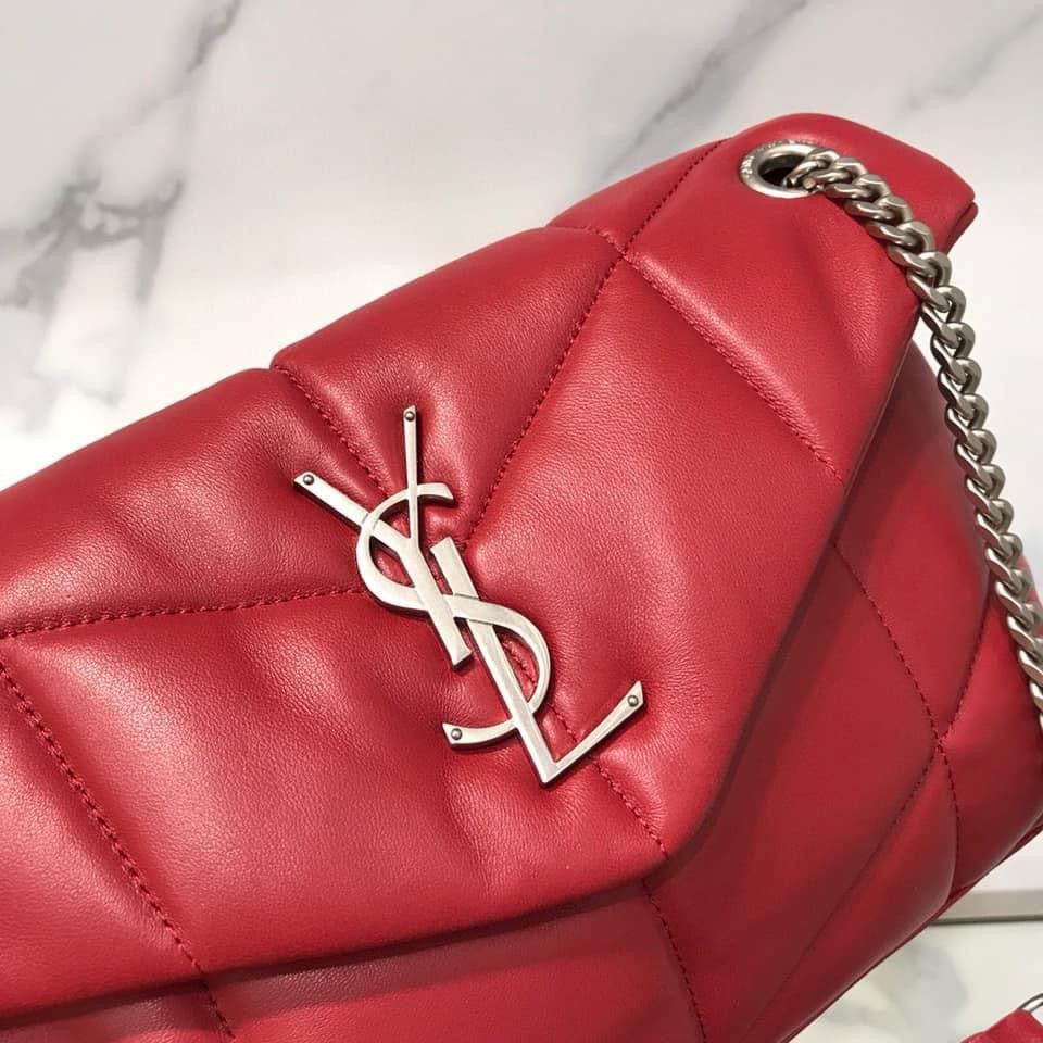YSL PUFFER MEDIUM BAG IN QUILTED LAMBSKIN