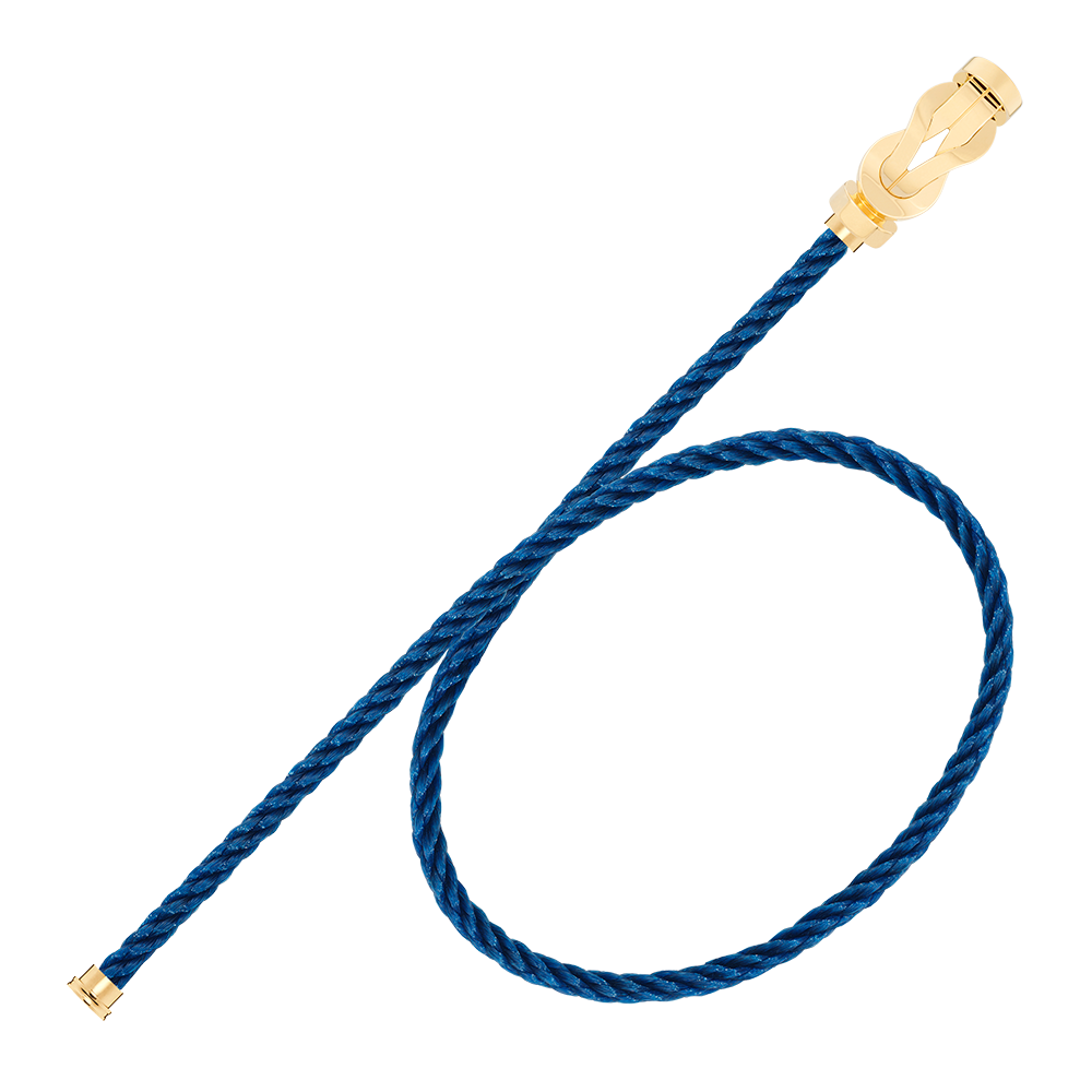 FRED CHANCE INFINIE BRACELET Stainless steel and gold plating YELLOW GOLD LARGE MODEL