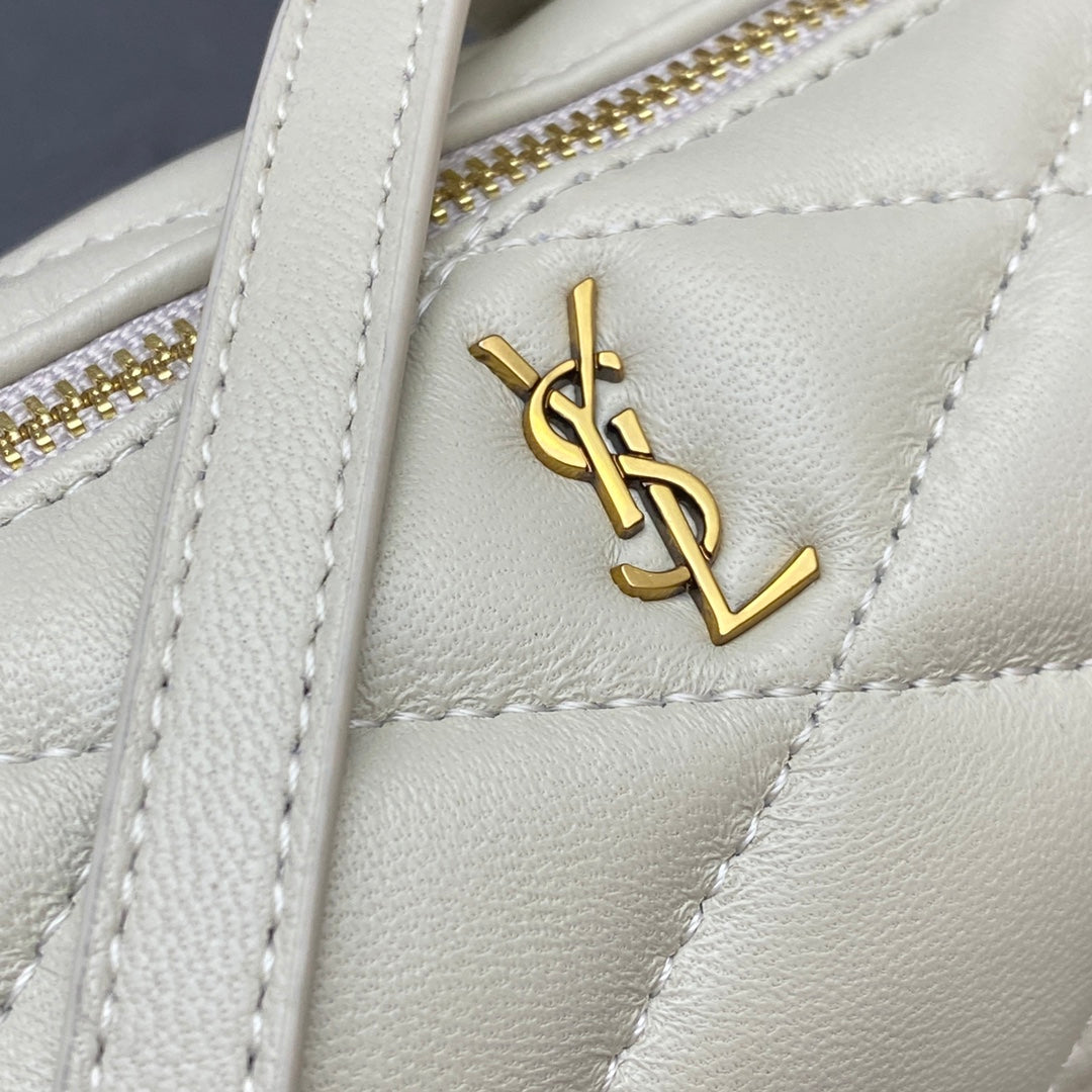 YSL SADE SMALL TUBE BAG IN QUILTED LAMBSKIN