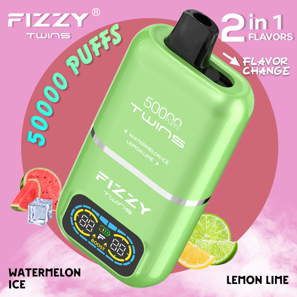 Fizzy 50K Disposable Vape 50ml 5% Dual Flavor 2-in-1