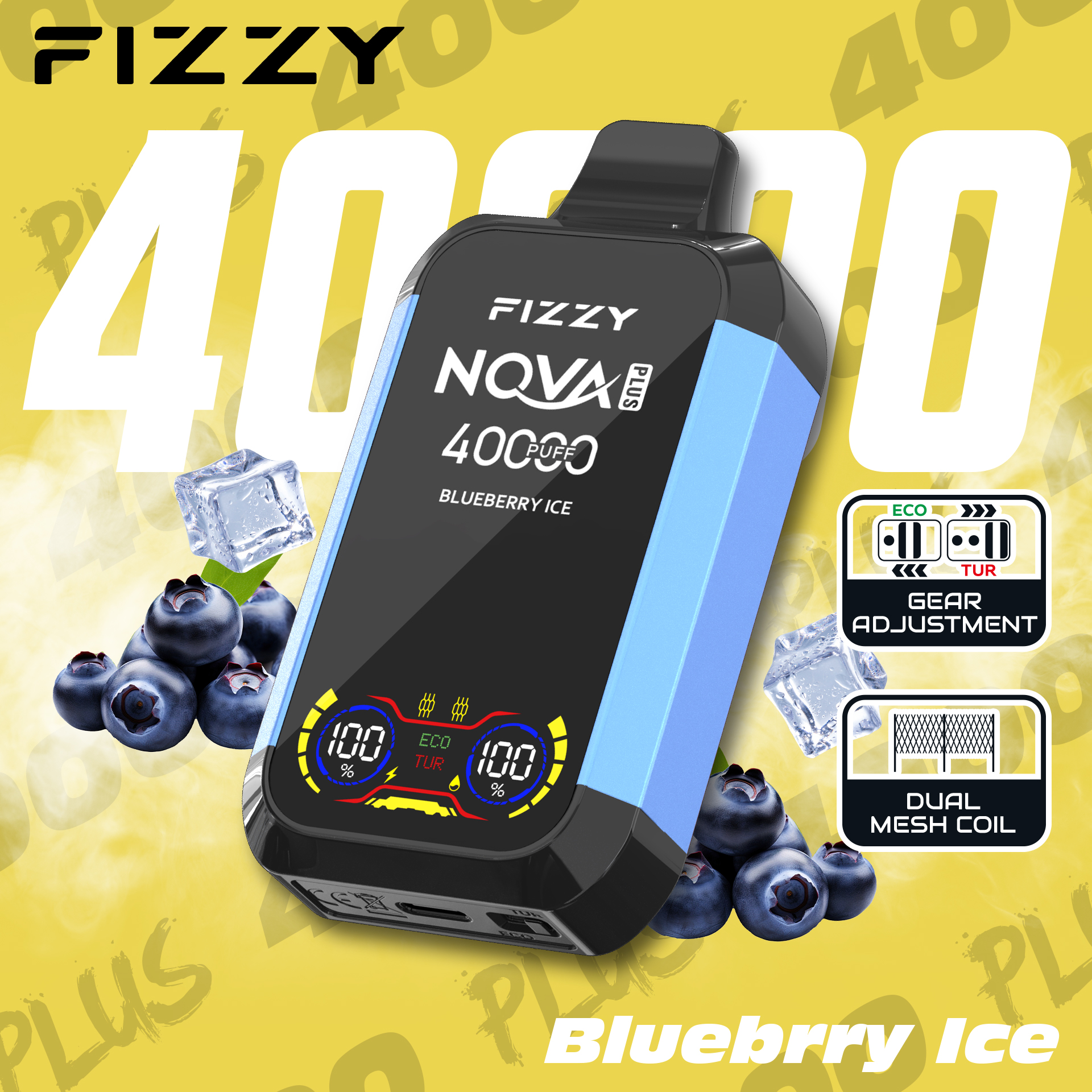 Fizzy 40K Disposable Vape 40ml 5%