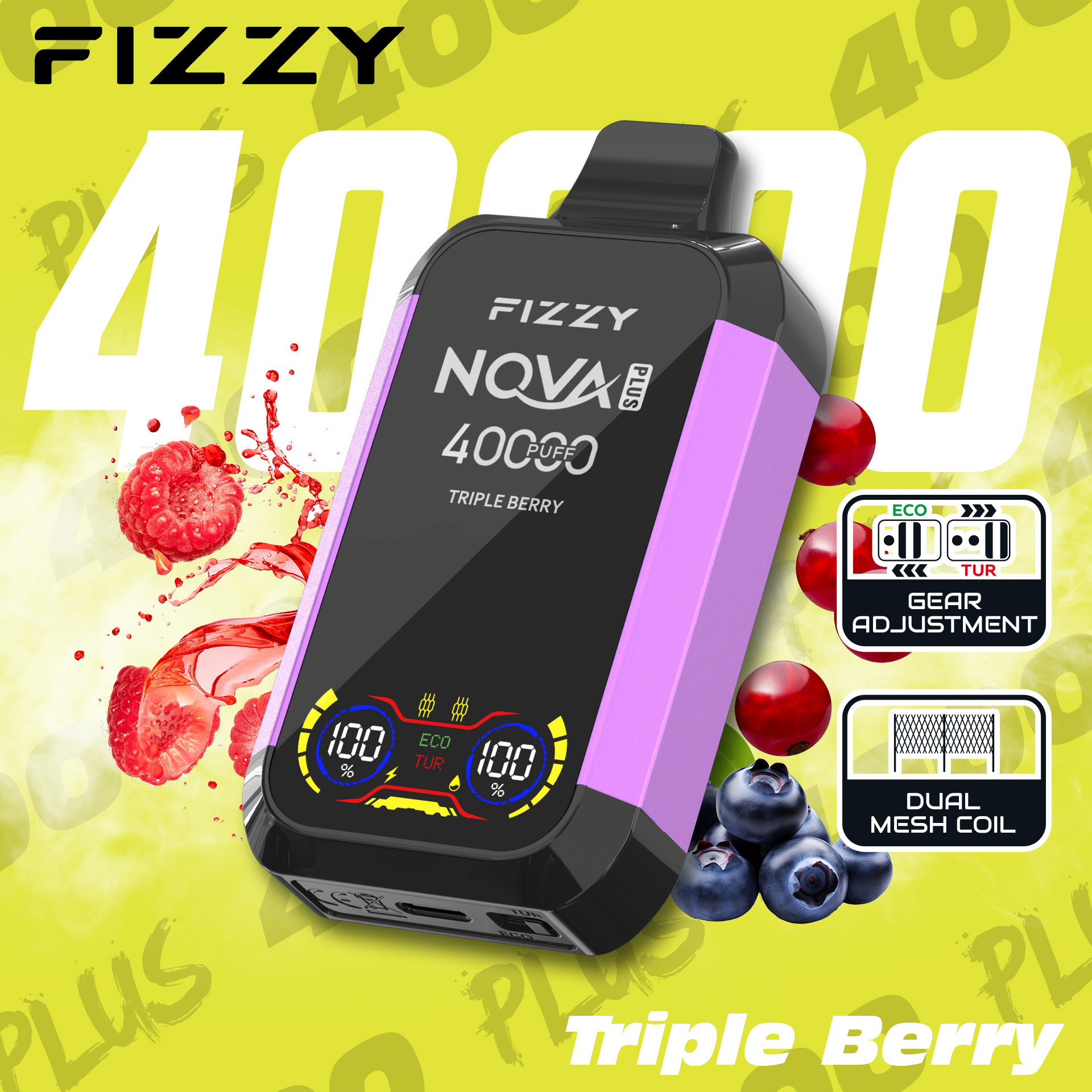 Fizzy 40K Disposable Vape 40ml 5%