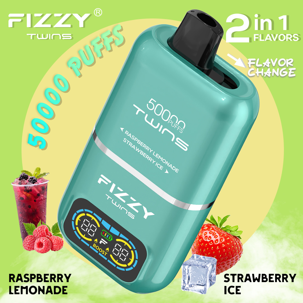 Fizzy 50K Disposable Vape 50ml 5% Dual Flavor 2-in-1
