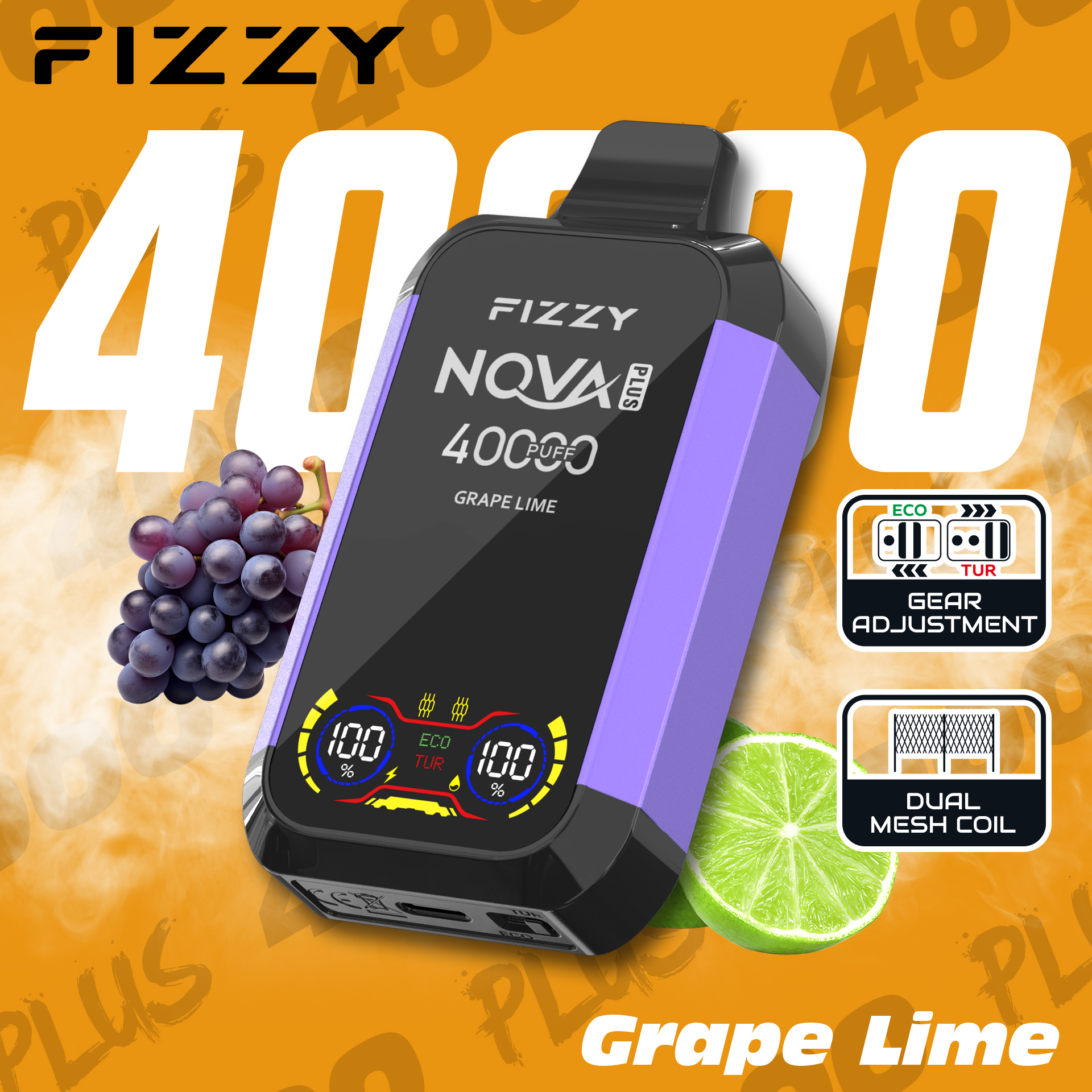 Fizzy 40K Disposable Vape 40ml 5%
