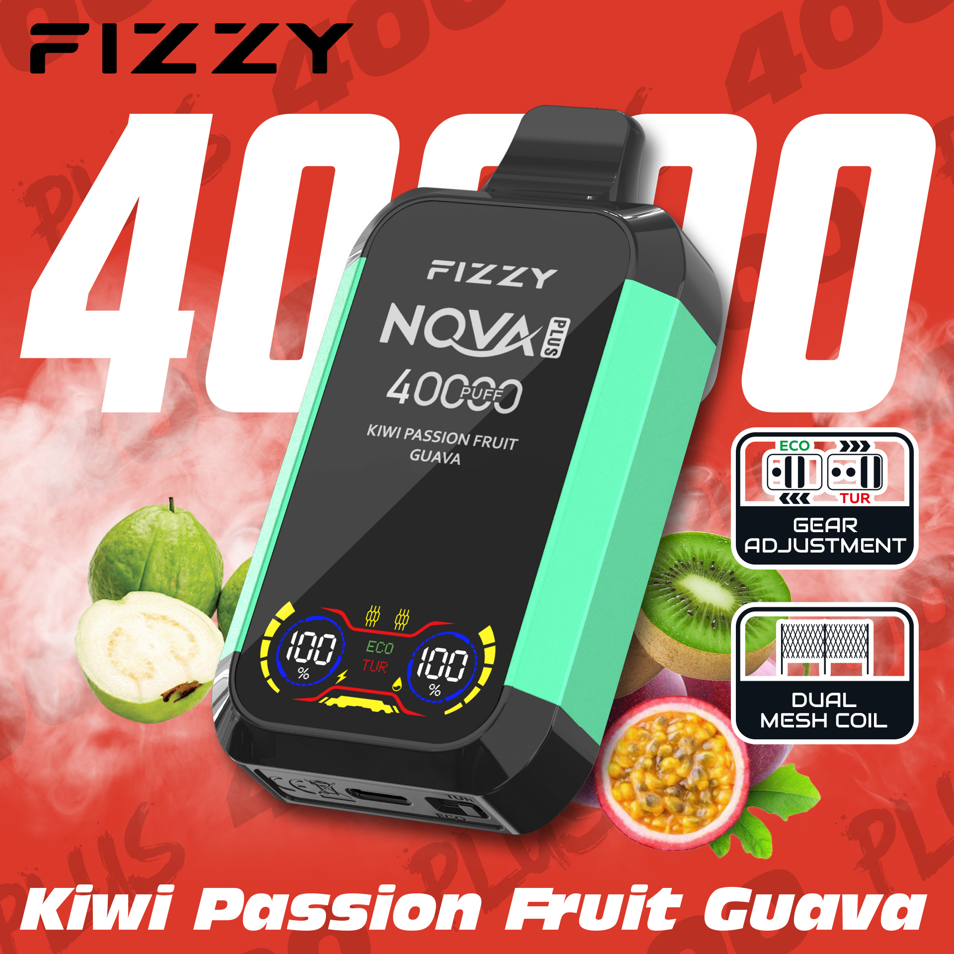 Fizzy 40K Disposable Vape 40ml 5%