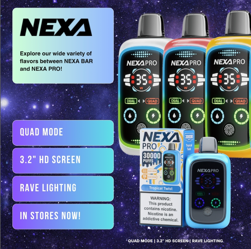 NEXA PRO 30K Disposable Vape 20ml 5%(US Warehouse)