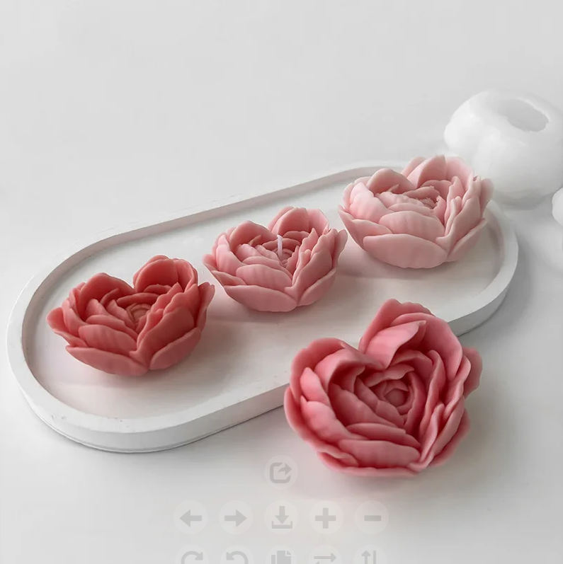 Romantic Rose (7.5cm*6cm)