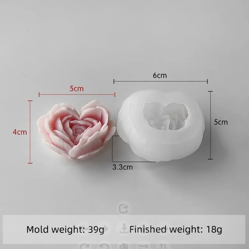 Romantic Rose (7.5cm*6cm)