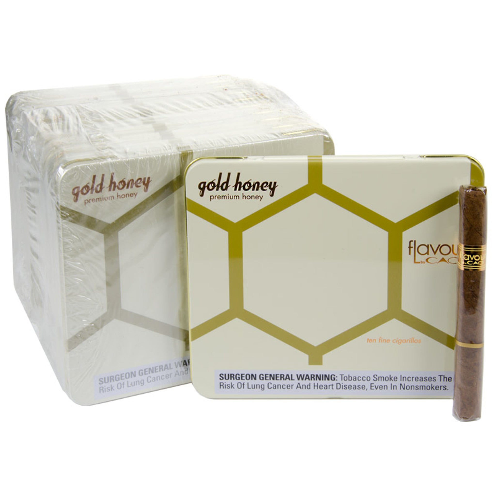 General cigar co. CAO Flavors Gold Honey Tins 10pk Tin