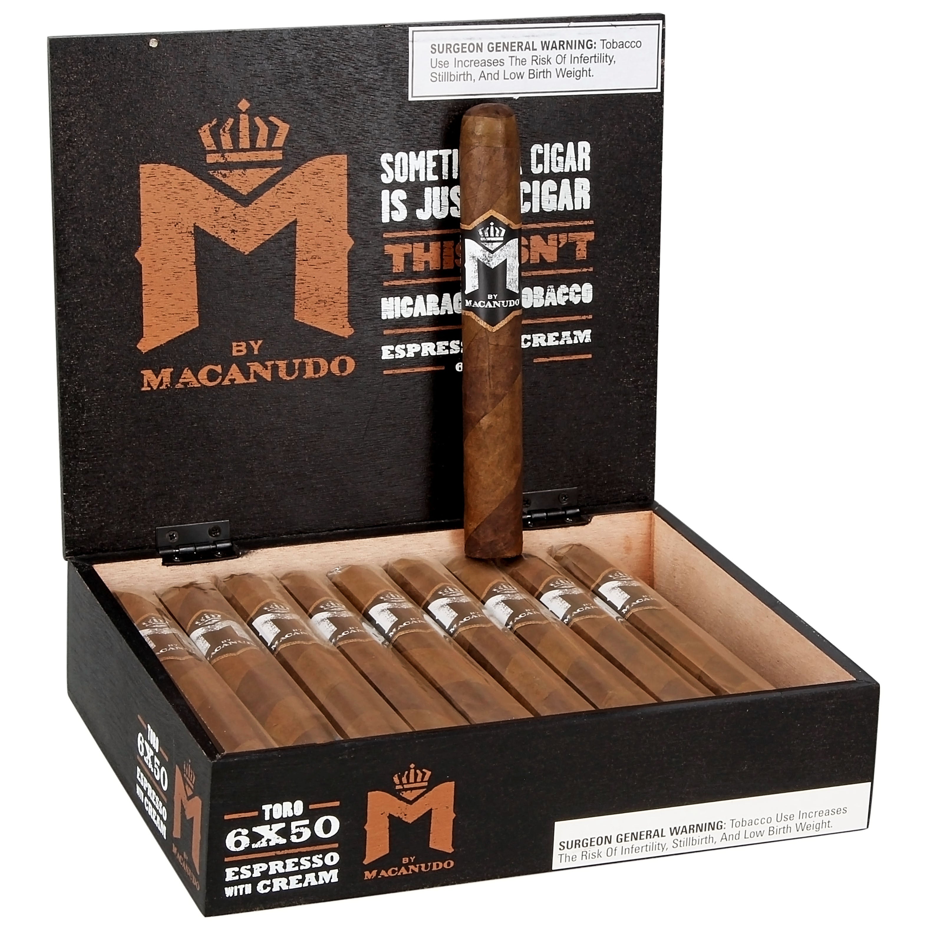 General cigar co. Macanudo M Expresso + cream Toro Single