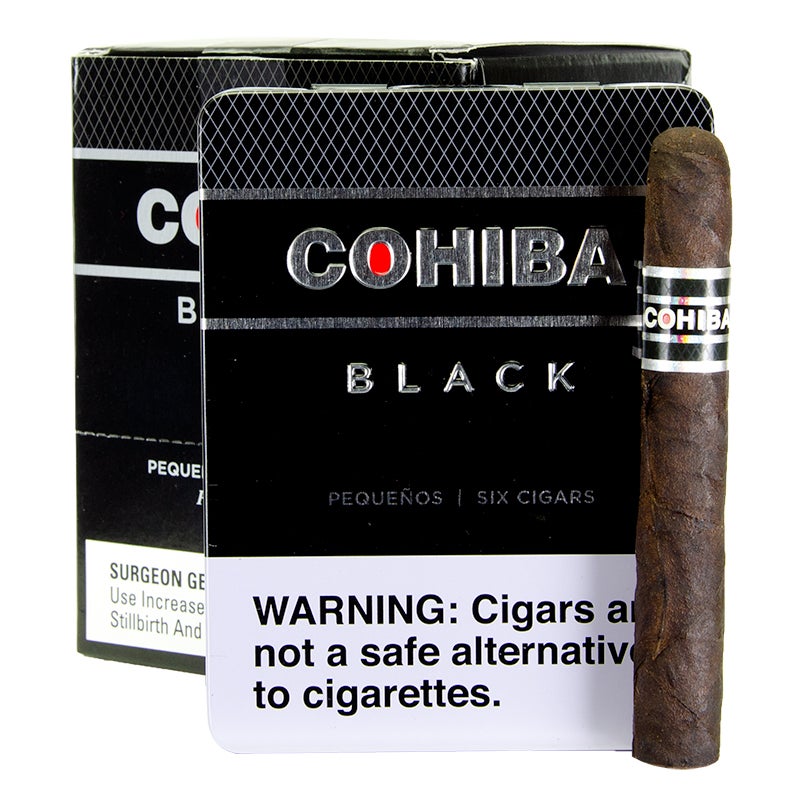 General cigar co. Cohiba Black Pequeno 6pk  Box