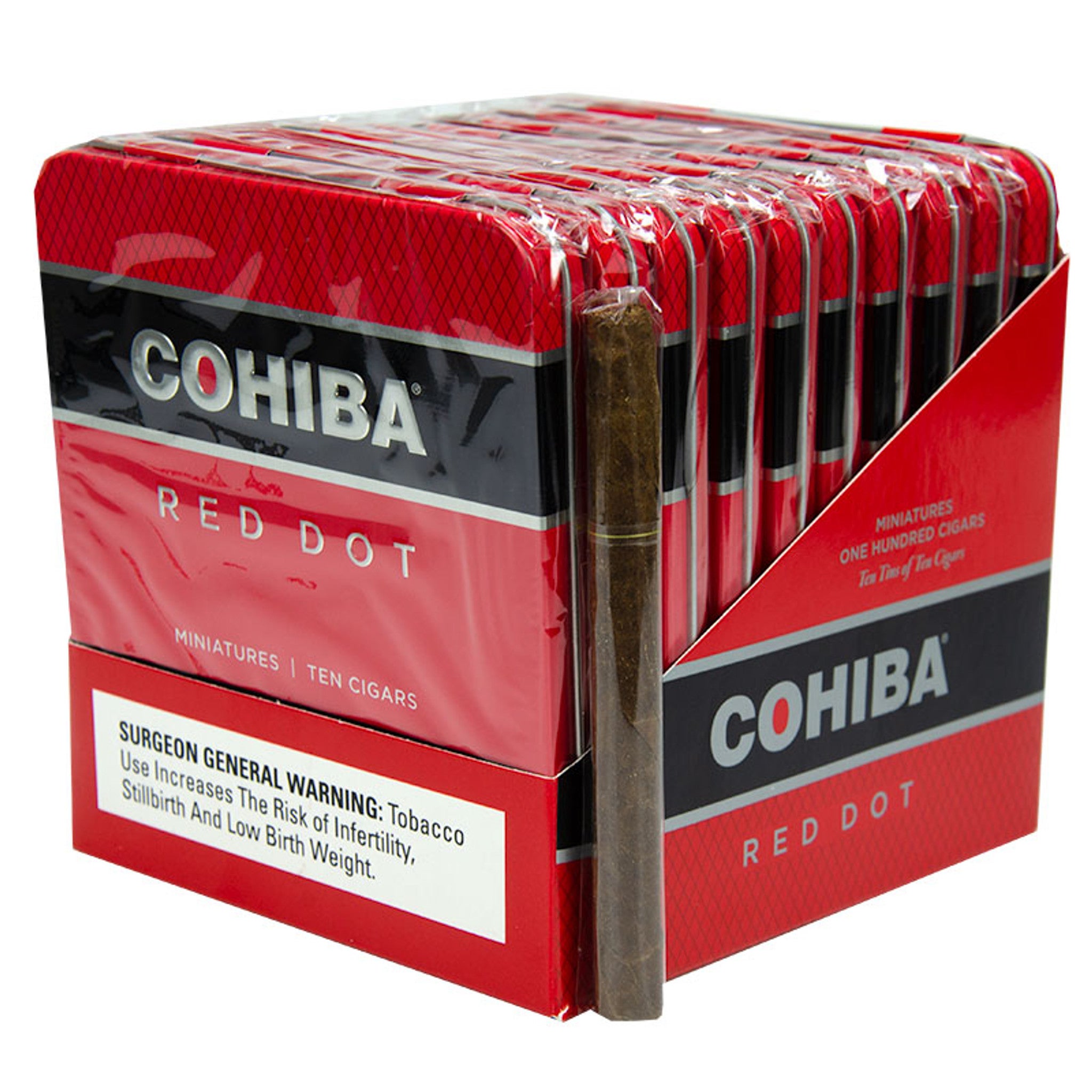 General cigar co. Cohiba Red Dot minis 10pk Box