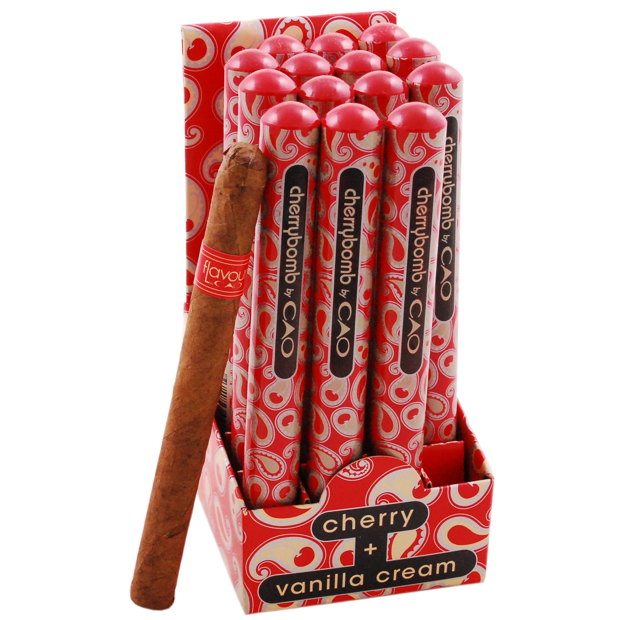 General cigar co. CAO Flavors Cherrybomb Tubo Box