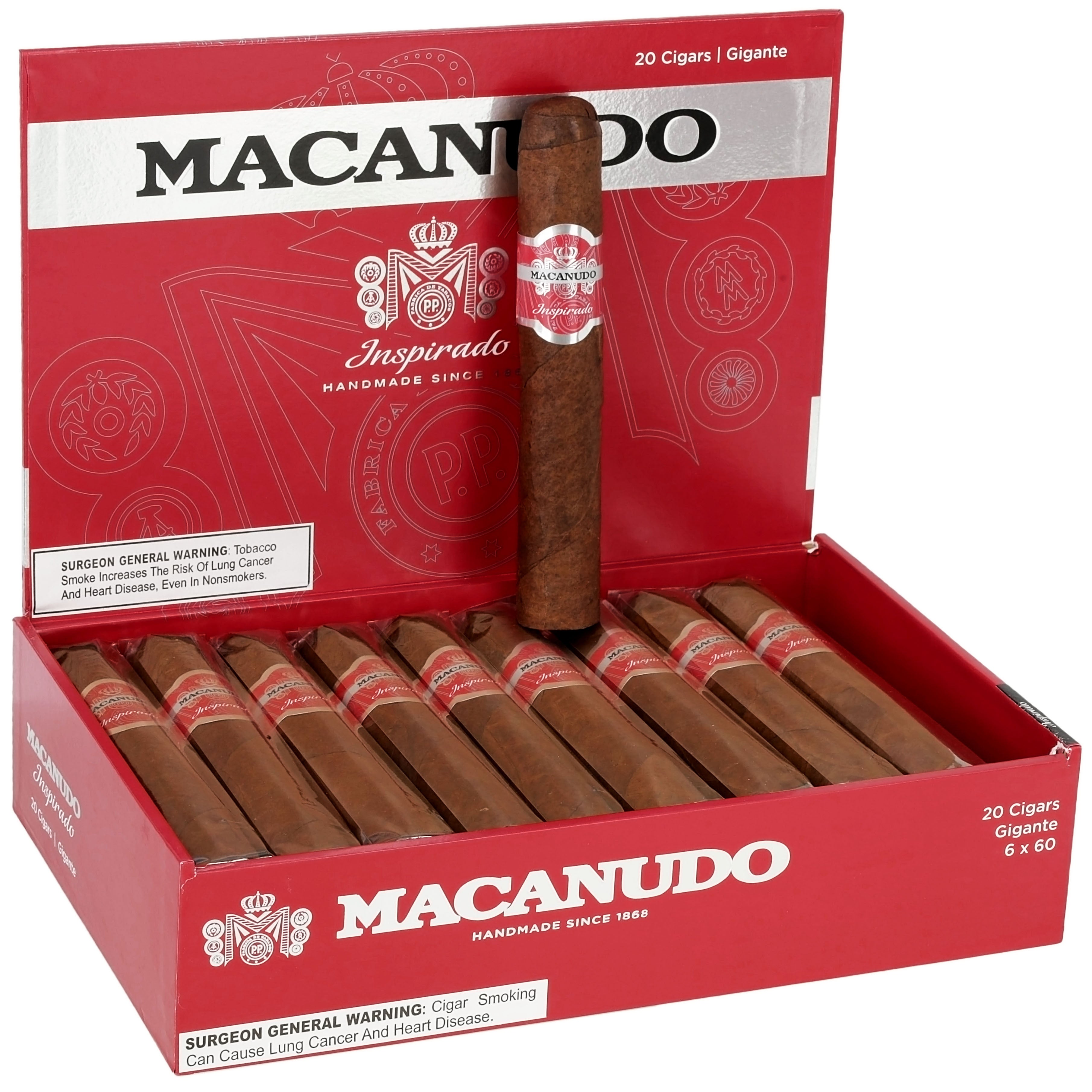 General cigar co. Macanudo Inspirado Red Gigante Box