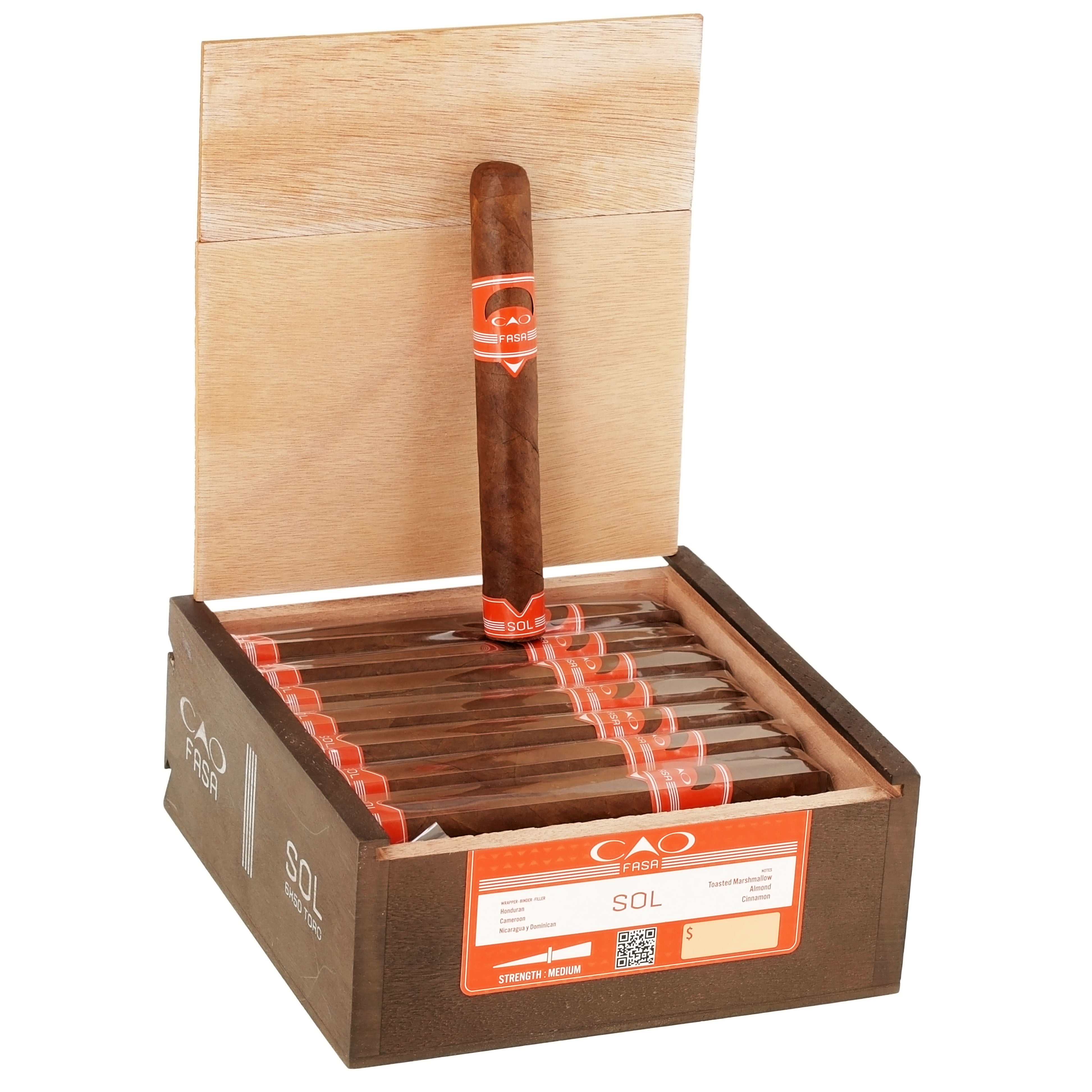 General cigar co. CAO Fasa SOL Toro Single