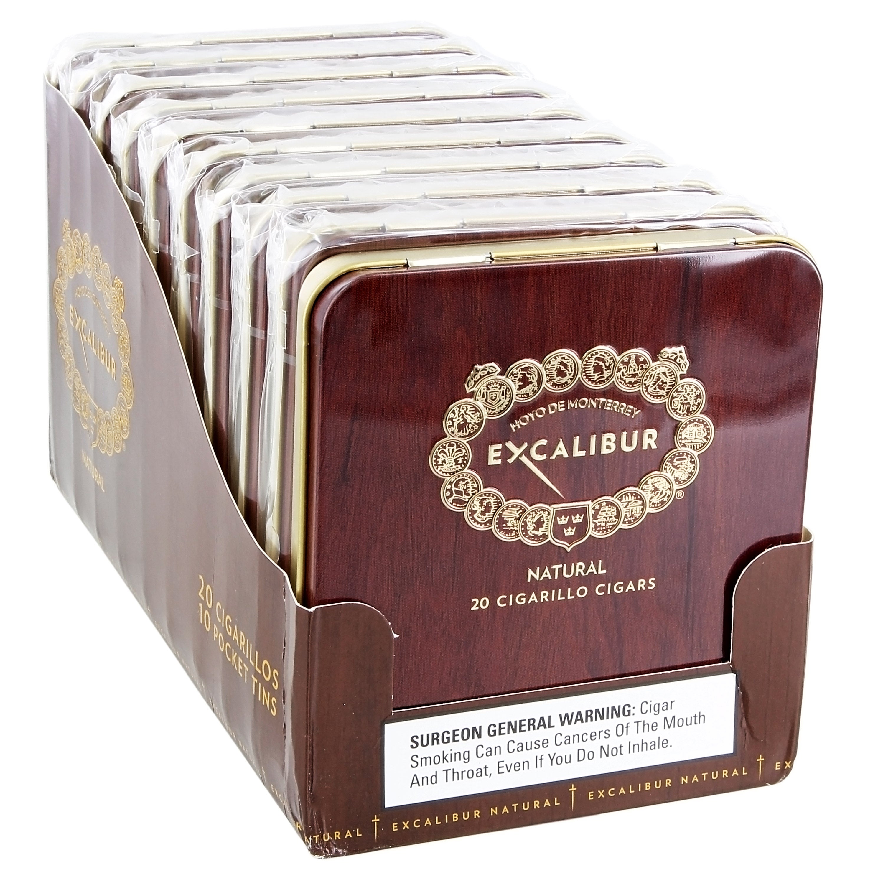 General cigar co. Excalibur Natural cigarillos 20pk Box