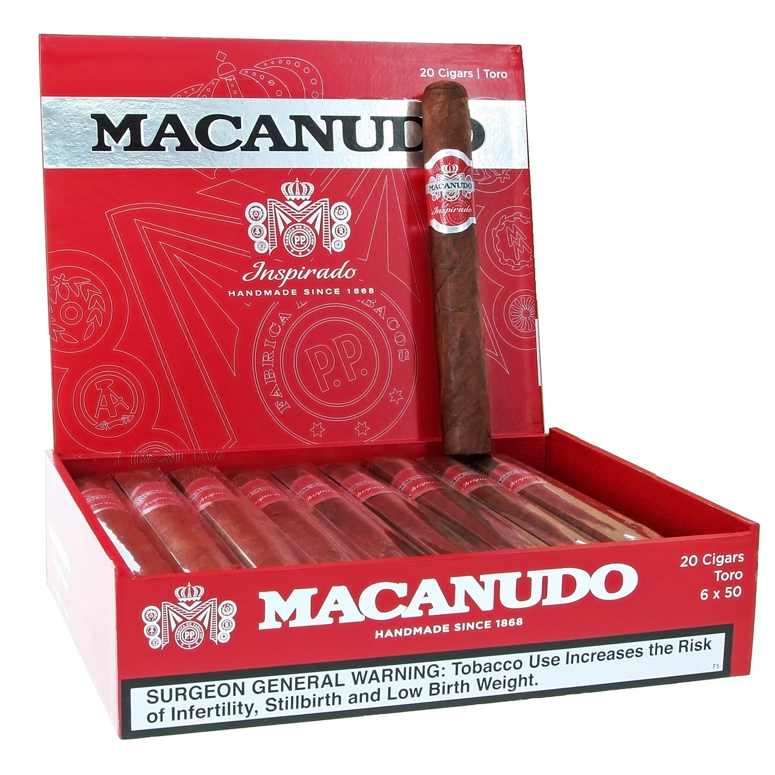 General cigar co. Macanudo Inspirado Red Toro Single