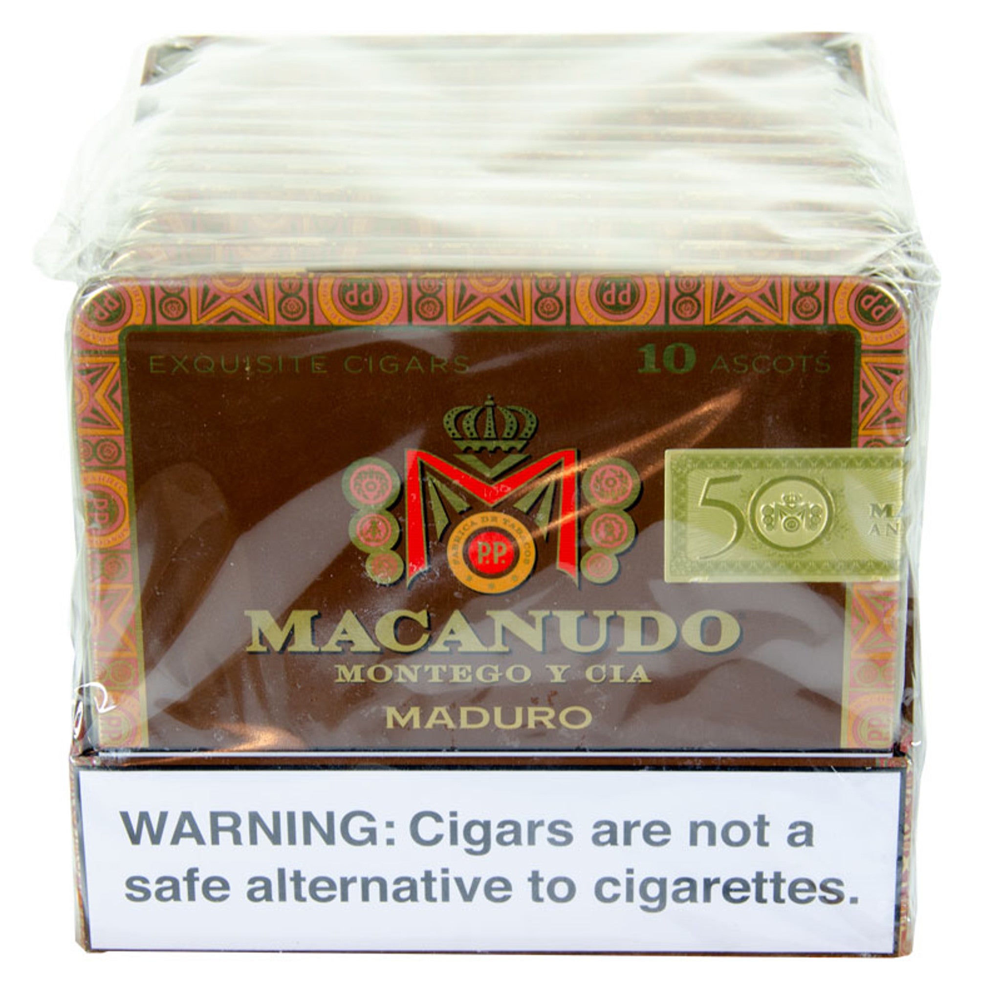 General cigar co. Macanudo Cafe Ascots 10pk Maduro  Single