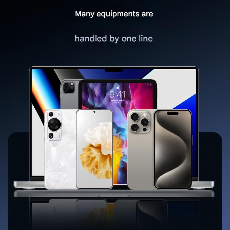 2-in-1 Power Stand Cable: 240W Fast Charging with Invisible Kickstand