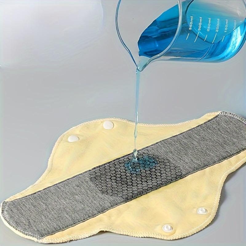 4pcs Leak-Proof & Waterproof Washable Incontinence Pads with Graphene Aseptic Technology for Elderly Care