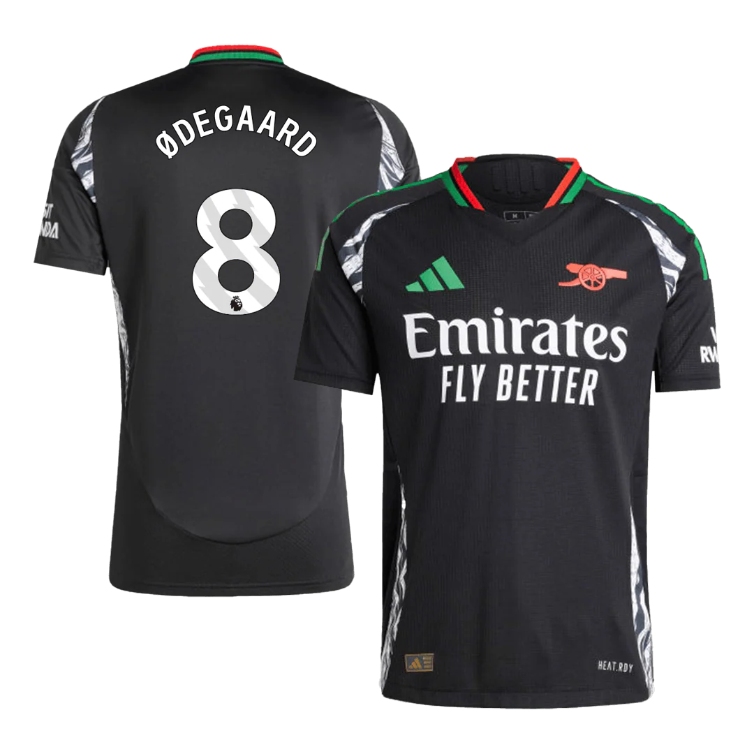 Player Version Ødegaard #8 Arsenal Away Soccer Jersey 2024/25