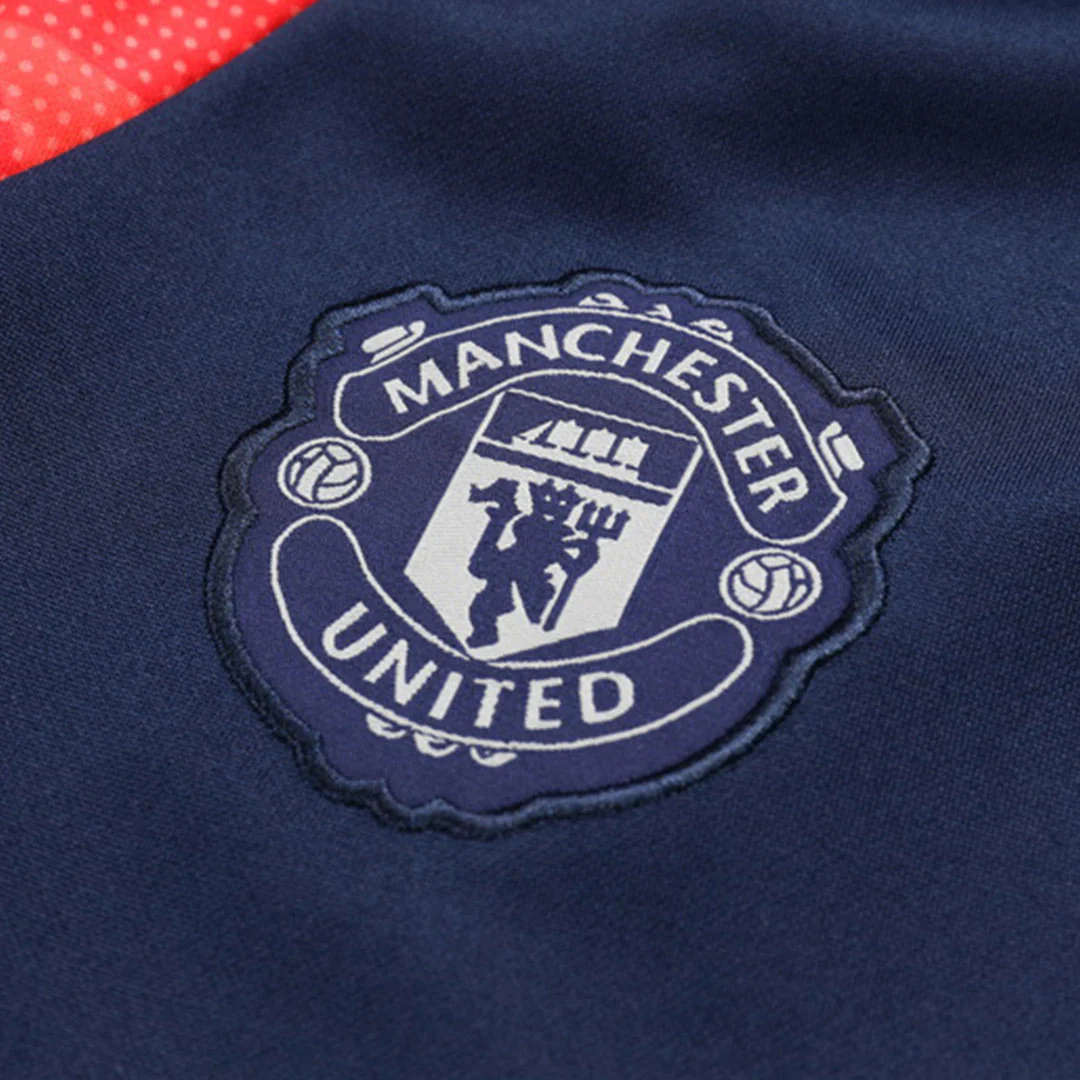 Manchester United Zipper Sweatshirt Kit(Top+Pants) 2024/25