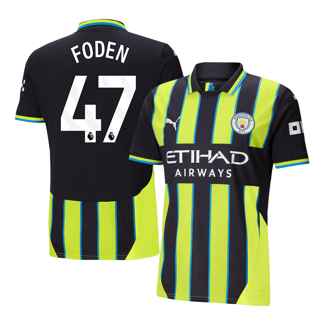 FODEN #47 Manchester City Away Soccer Jersey 2024/25