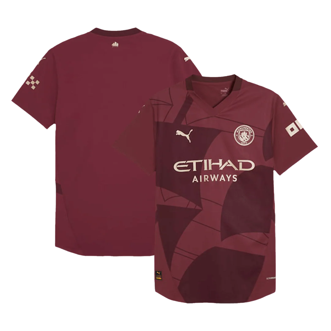 Player Version Manchester City Third Away Soccer Jersey 2024/25
