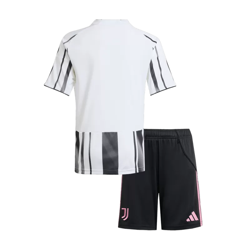 Kid's Juventus Home Soccer Jersey Kit(Jersey+Shorts) 2025/26