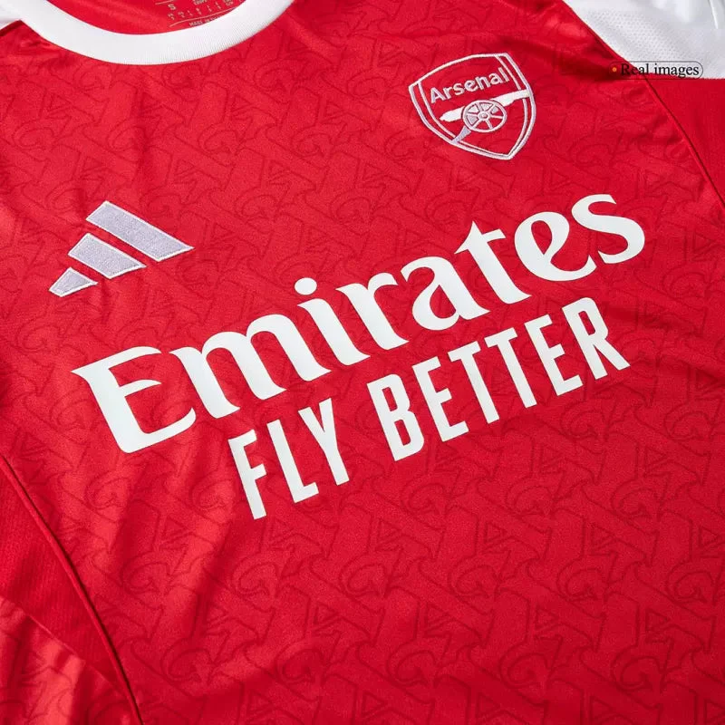 Arsenal Home Long Sleeve Soccer Jersey 2025/26