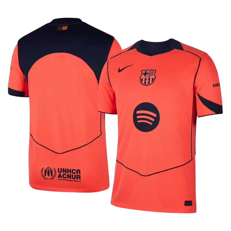 Barcelona Third Away Soccer Jersey 2025/26- Spotify Logo Without Text