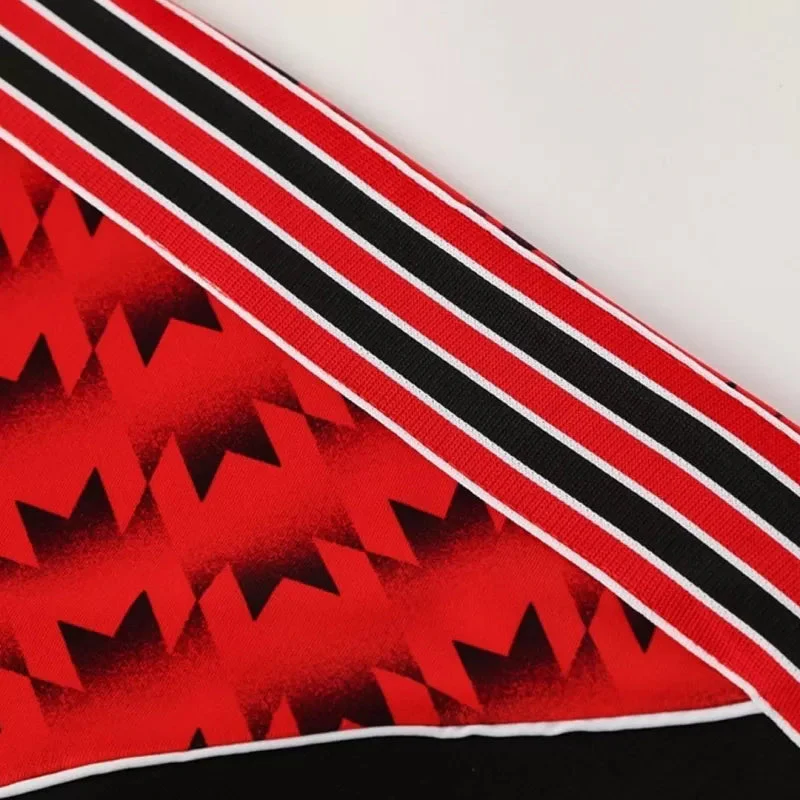 Manchester United Training Jacket Kit (Jacket+Pants) 2025/26 - Red&Black